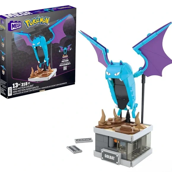 Pokemon Mega Mini Motion Golbat - Mega Bloks - NEW - Picture 1 of 4